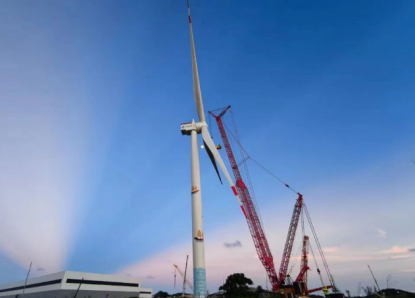 亚洲最大海上风机完成吊装作业